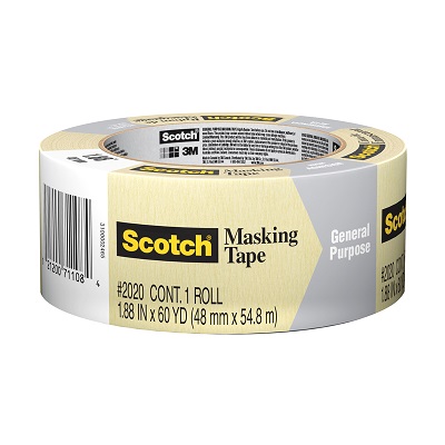 MASKING TAPE SCOTCH 1.88X60Y