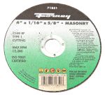 4"X1/16" MASONRY CUT OFF WHEEL