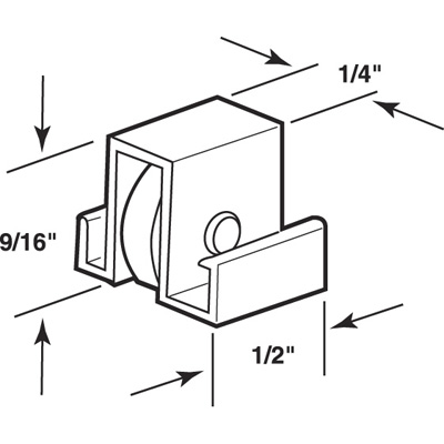 WINDOW ROLLER ASSEMBLY